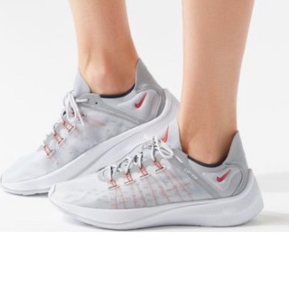 Nike EXP-X14 lifestyle Sneaker 🏃‍♀️💨Silver/Red